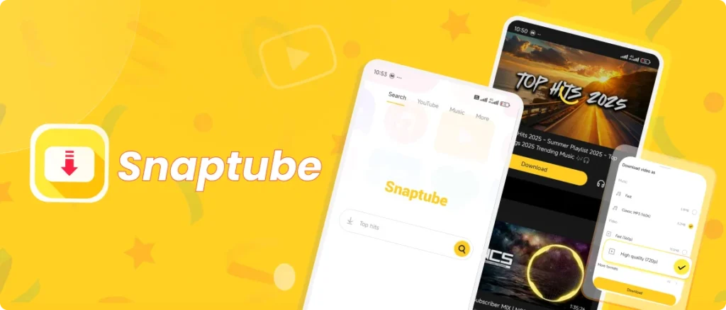 Snaptube Pro Apk suporta mais de 50 plataformas Aplicativo popular globalmente